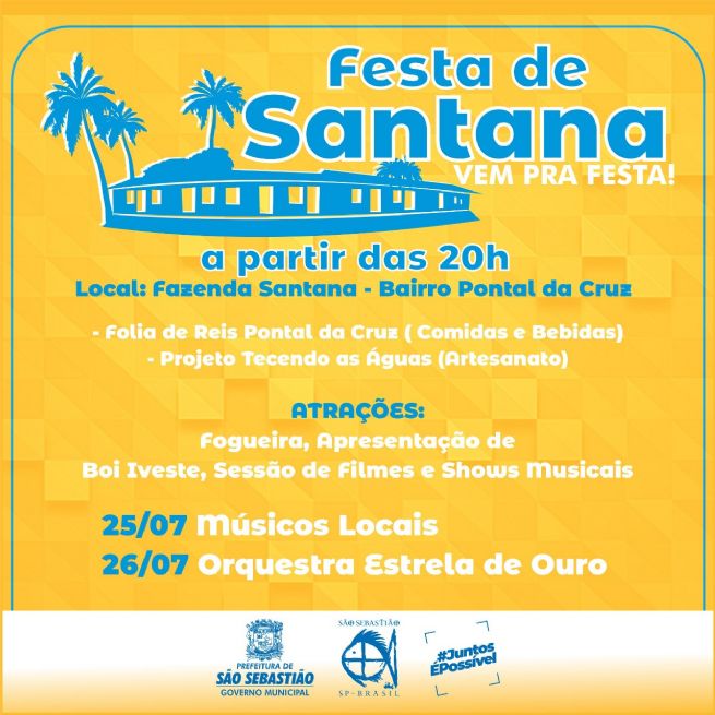 Foto: Festa de Santana do Pontal da Cruz acontece até sexta-feira (26)
