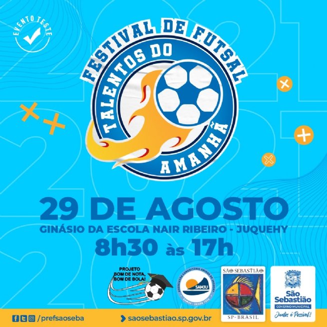 Foto: Festival de Futsal Talentos do Amanhã será neste domingo