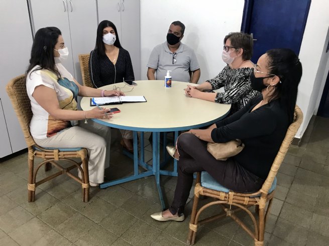 Foto: Prefeitura recebe representantes do Sindserv para tratar sobre as aulas presenciais na rede pública de São Sebastião