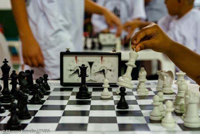 Foto: Escolas Cynthia Cliquet Luciano e Henrique Botelho adotam o xadrez no contraturno 