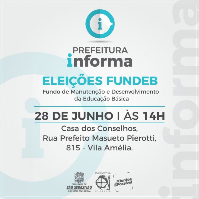 Foto: Eleição para o Conselho Municipal do FUNDEB acontece nesta sexta-feira