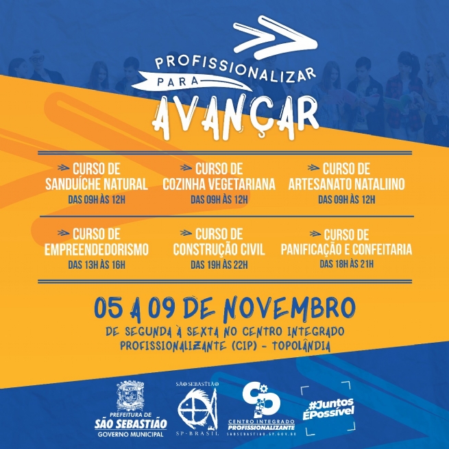 Foto: Prefeitura realiza inscrições para II Workshop Profissionalizar para Avançar na próxima semana