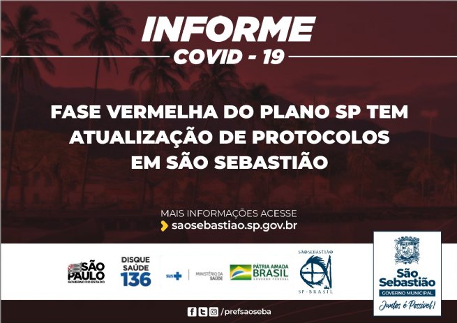 Foto: Fase Vermelha do Plano SP tem atualização de protocolos em São Sebastião 