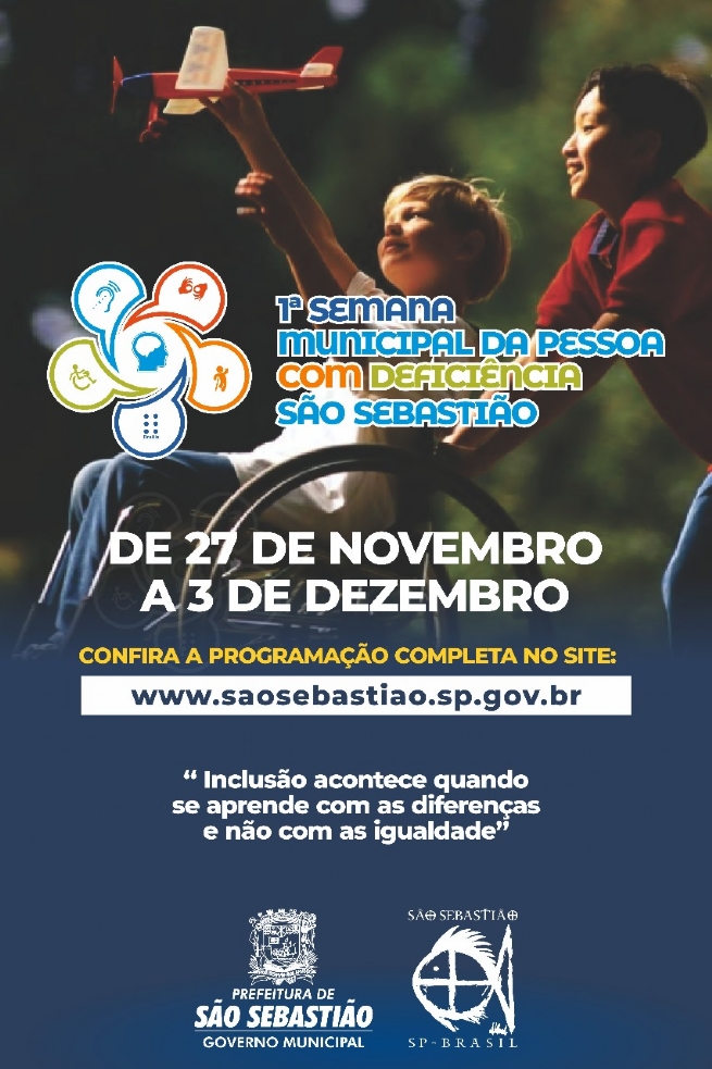 Foto: Semana Municipal da Pessoa com Deficiência começa hoje em São Sebastião