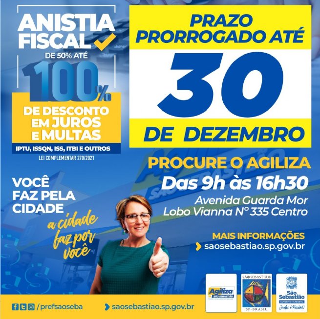 Foto: O prazo está acabando: Anistia fiscal vai até quinta-feira (30) ao meio-dia