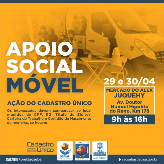 Foto: Prefeitura realiza Apoio Social Móvel em Juquehy na Costa Sul do município