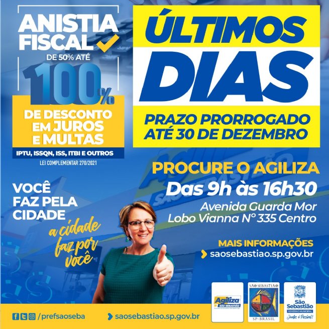 Foto: Corre que dá tempo: Contribuinte tem até esta quinta-feira (30) ao meio-dia para participar da anistia fiscal