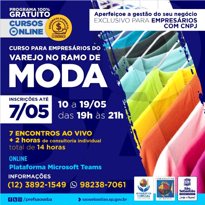 Foto: Prefeitura oferece programa gratuito de gestão a empresários do varejo de moda