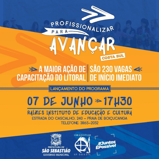 Foto: Prefeitura inicia ações para lançamento dos cursos “Profissionalizar Para Avançar - Costa Sul”