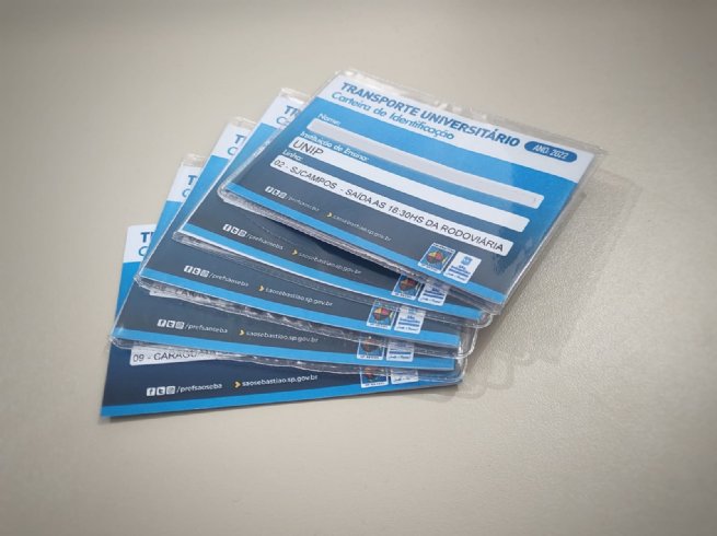 Foto: Prefeitura de São Sebastião realiza validação mensal das credenciais do Transporte Universitário