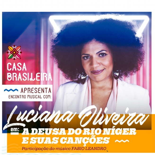 Foto: Encontro musical com Luciana Oliveira acontece em janeiro na Casa Brasileira