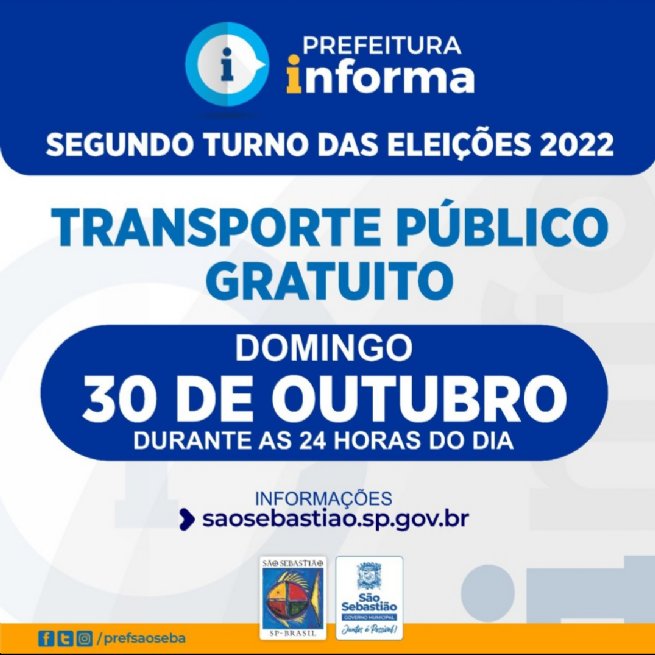 Foto: Prefeitura oferece transporte público gratuito hoje (30), devido às eleições