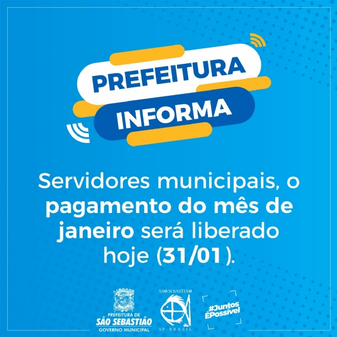 Foto: Nota – Folha de Pagamento dos Servidores Públicos